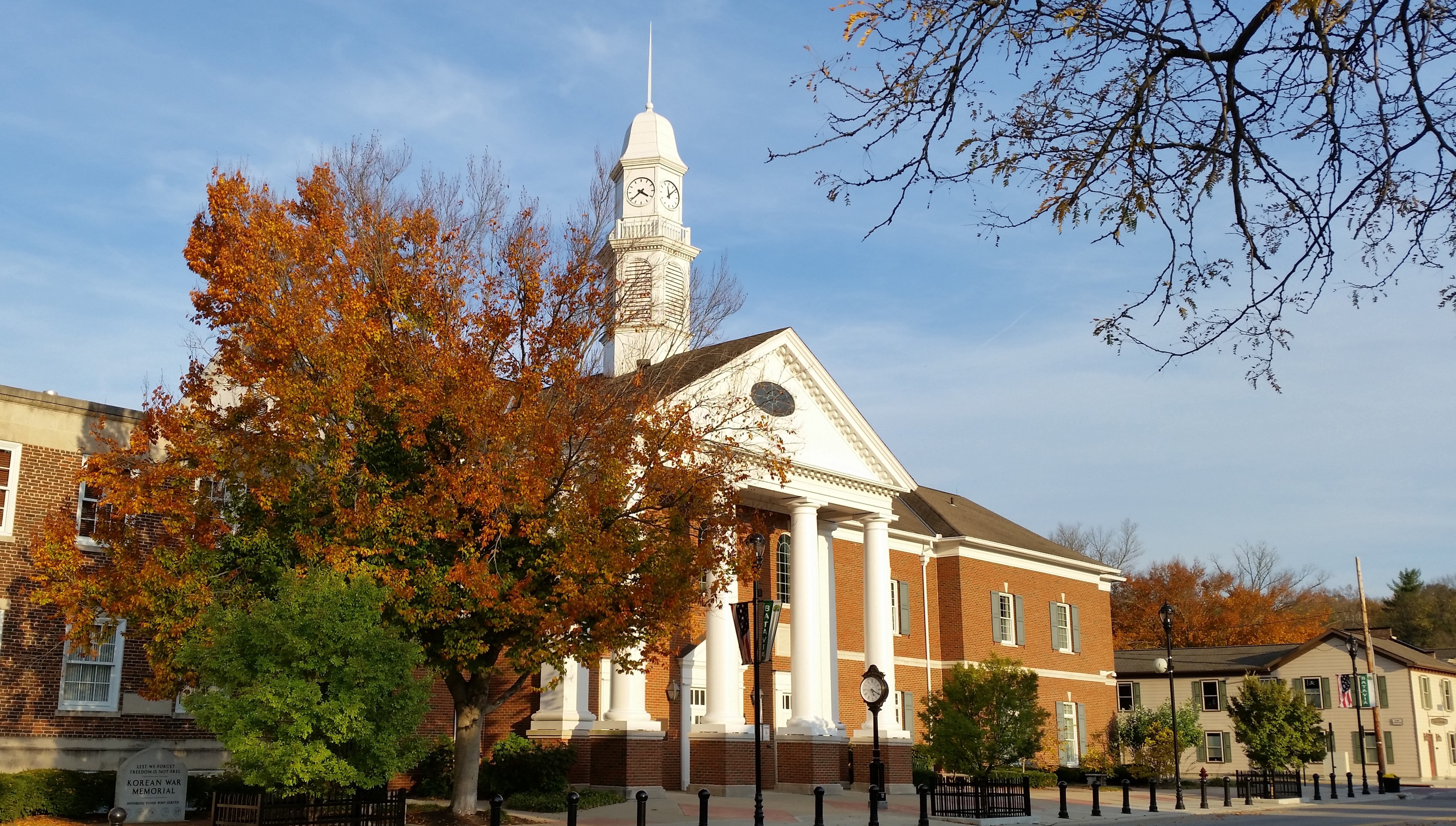 Courthouse in the fall