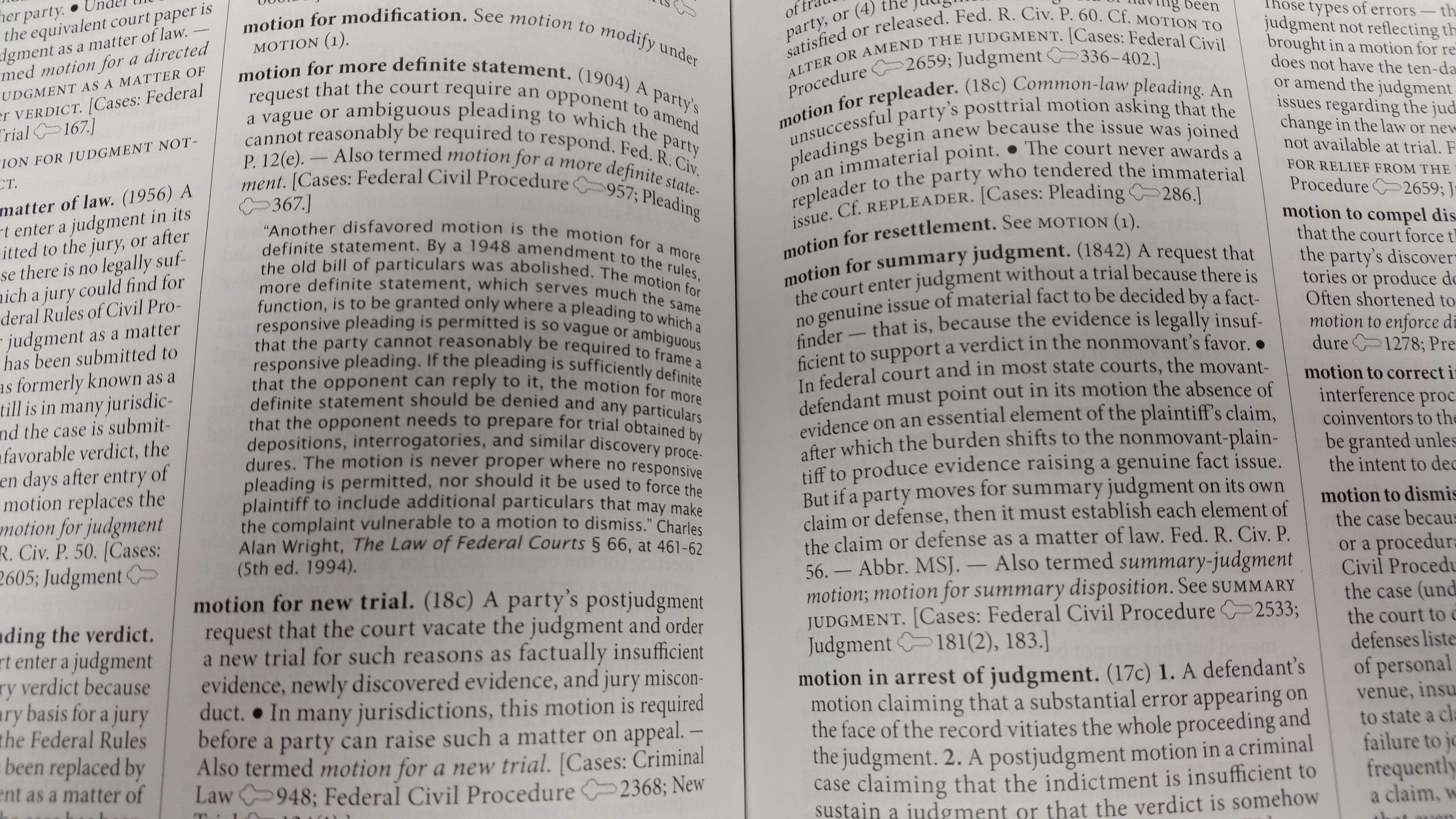 Legal dictionary